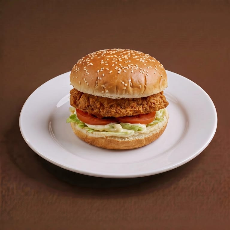 Fried Chicken Sandwich Delight